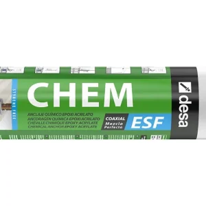 Cartucho Anclaje Químico Resina Epoxi Desa Chem ESF 300ml