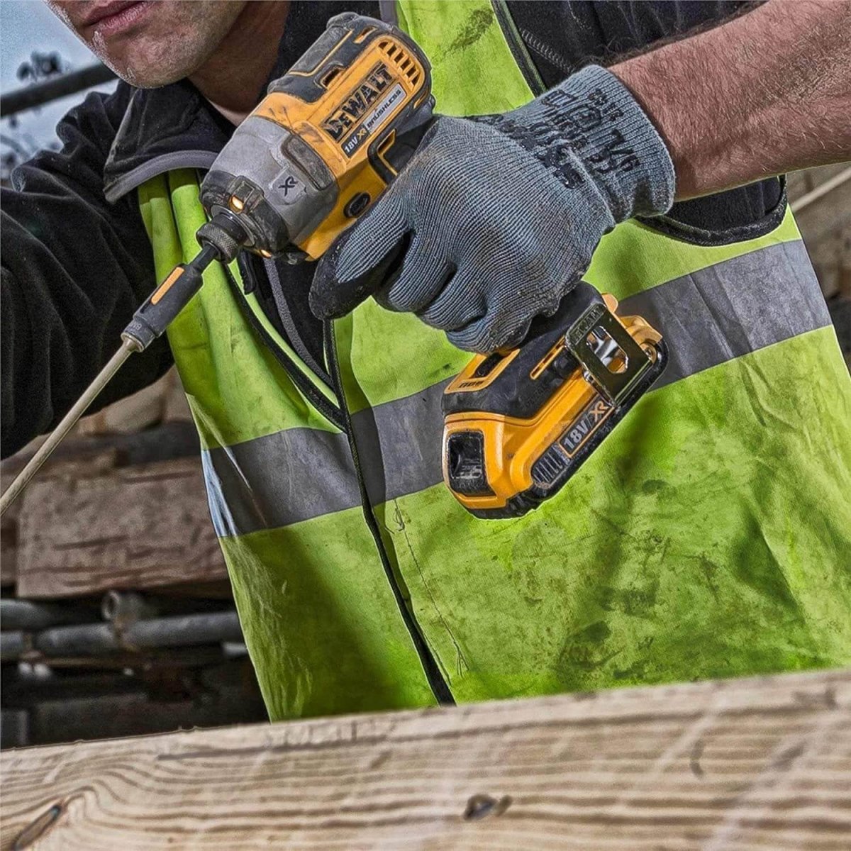 Atornillador de Impacto 18V XR sin escobillas 205Nm con 2 baterías 5Ah y maletín Dewalt DCF887P2 - Imagen 8