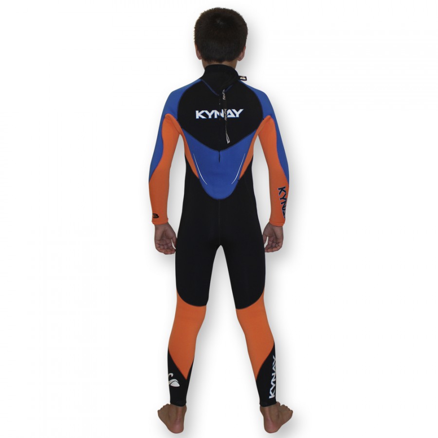 Neopreno Integral Niño Kynay 4/3 Pro Back Zip - Imagen 3