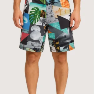 Traje De Baño Estampado Gray (Hombre)